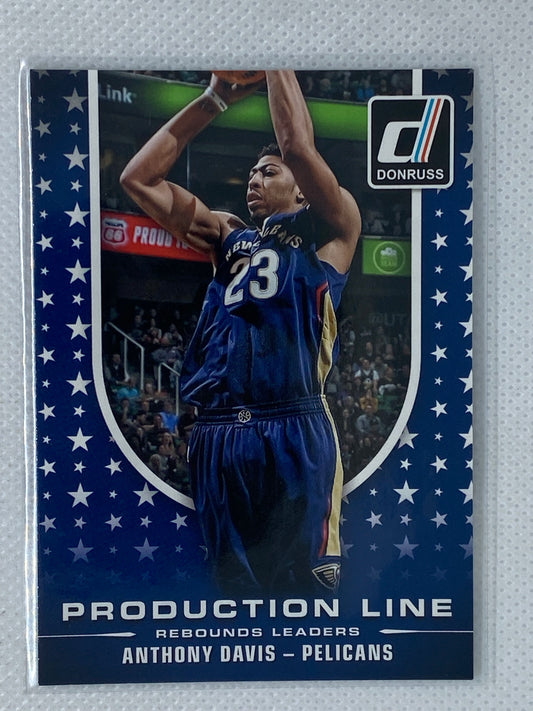 2014-15 Donruss Basketball Production Line Rebounds #10 Anthony Davis