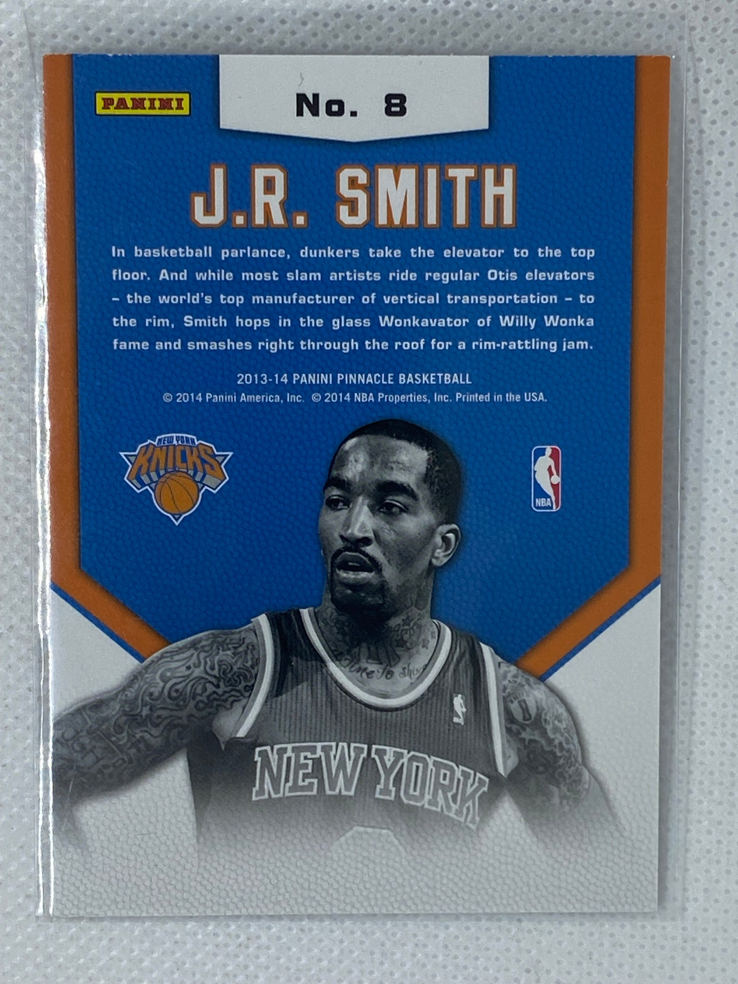 2013-14 Panini Pinnacle Jamfest Artist Proof JR Smith #8