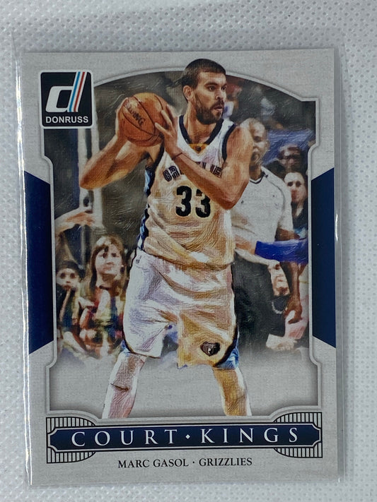 2014-15 Donruss Court Kings Memphis Grizzlies Basketball Card #27 Marc Gasol