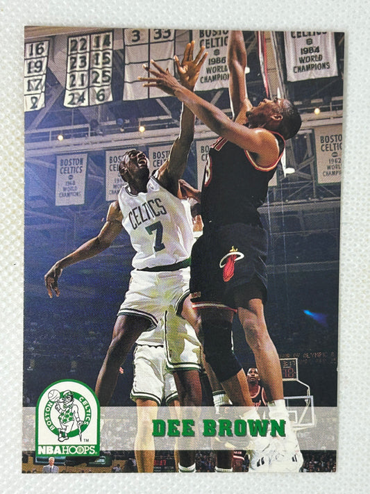 1993-94 NBA Hoops #10 DaCovan "Dee" Brown Boston Celtics