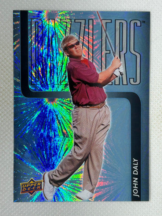 2026 Upper Deck Golf Blue Foil Dazzlers DZ-9 John Daly RARE