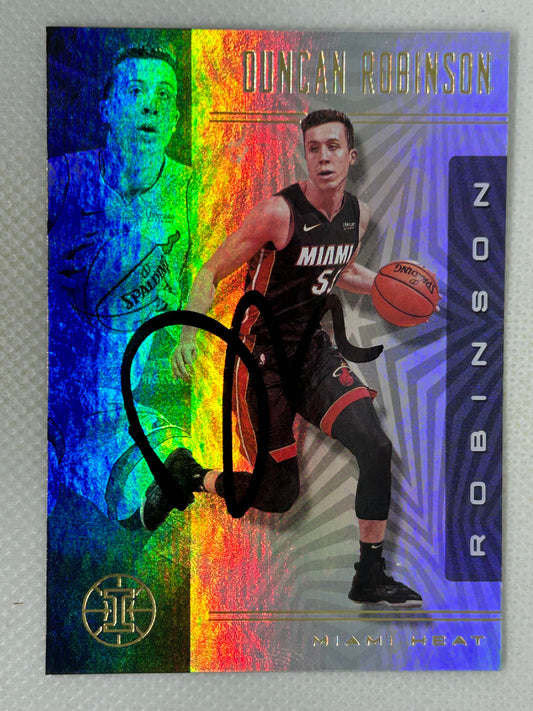 2019-20 Panini Illusions Duncan Robinson Rookie Card #66 Miami Heat Signed Card