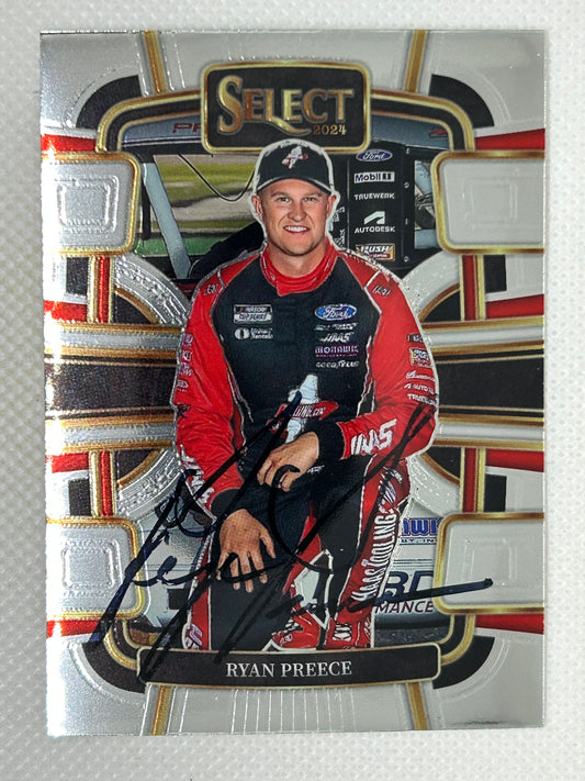 2024 Panini Select Racing Grandstand #68 Ryan Preece Signed Card