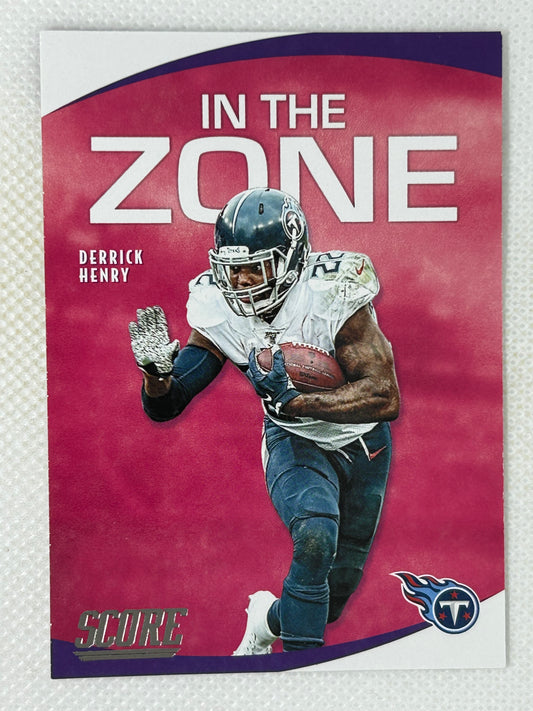 2020 Panini Score In the Zone #IZ-DH Derrick Henry Tennessee Titans 🏈