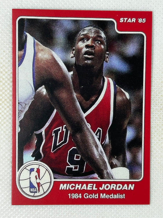 1984 Star #195 Michael Jordan Rookie Card Chicago Bulls REPRINT