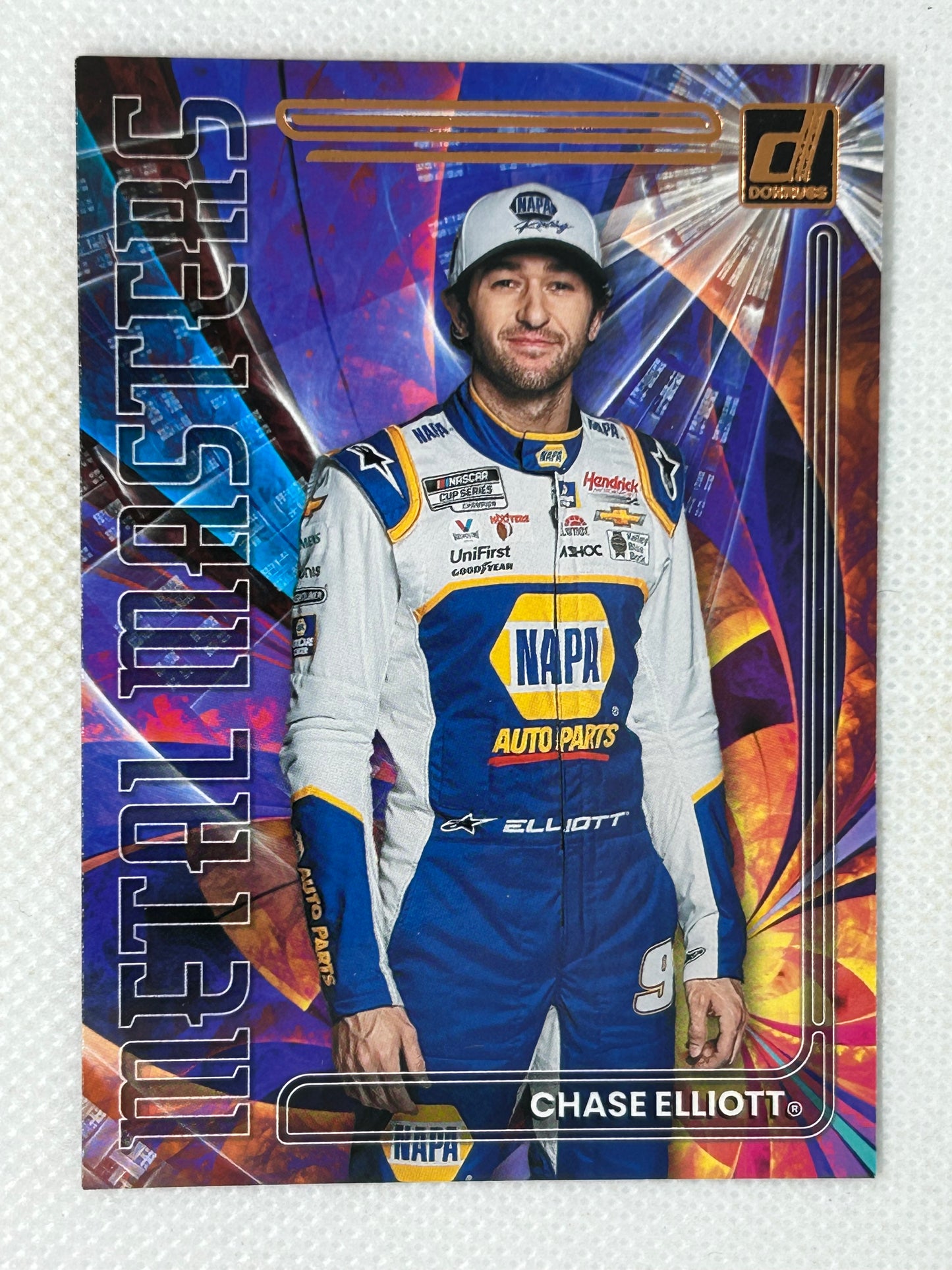2023 Panini Donruss NASCAR Metal Masters Insert #MM4 Chase Elliott
