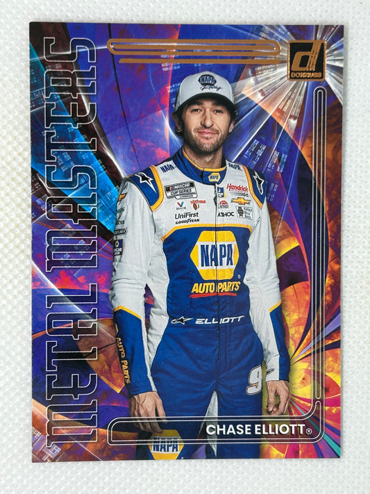 2023 Panini Donruss NASCAR Metal Masters Insert #MM4 Chase Elliott