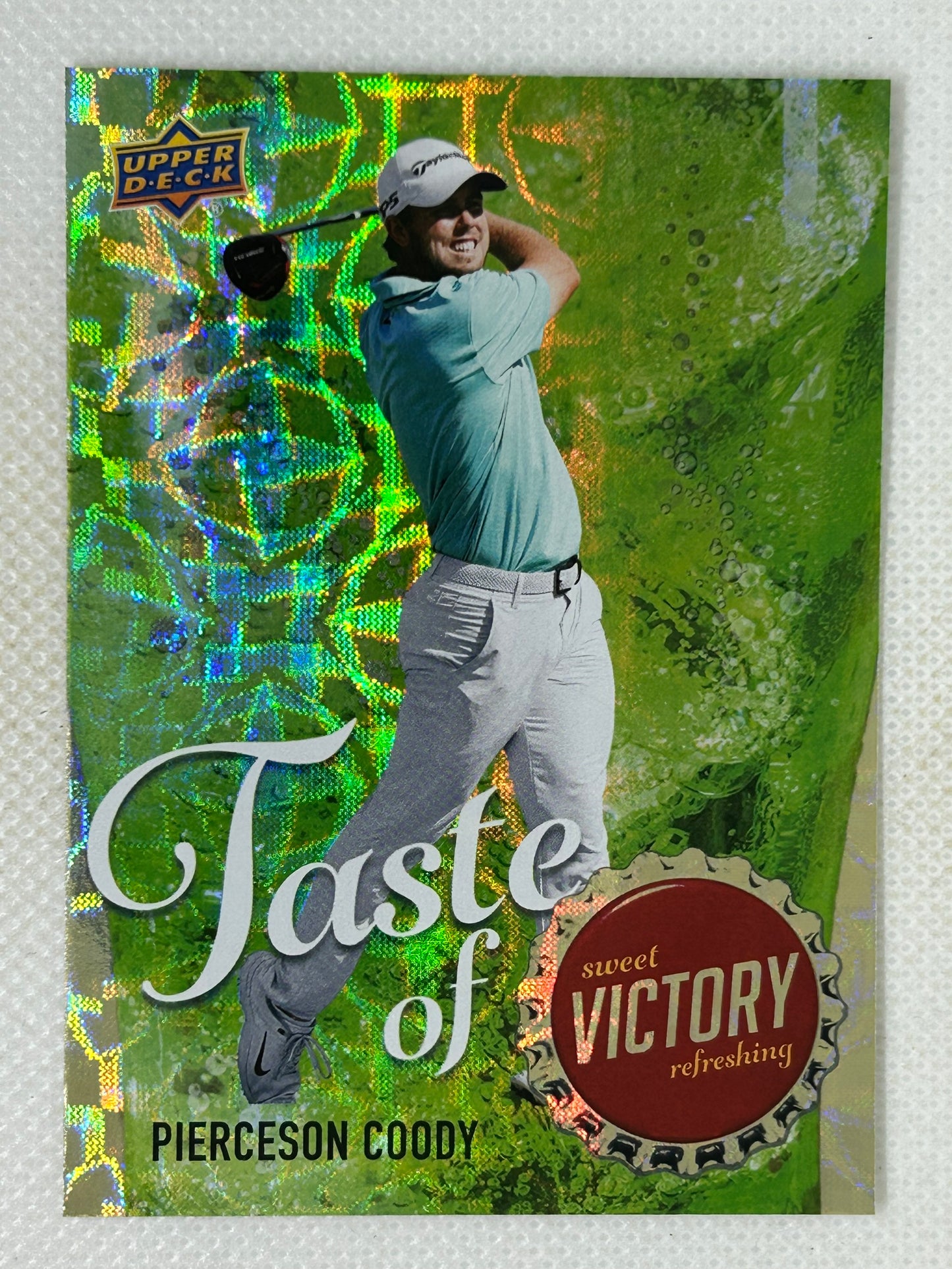 2026 Upper Deck Golf Taste of Victory Gold Foil #TV-7 Pierceson Coody