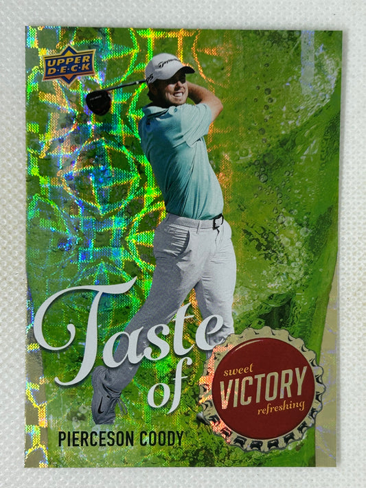 2026 Upper Deck Golf Taste of Victory Gold Foil #TV-7 Pierceson Coody