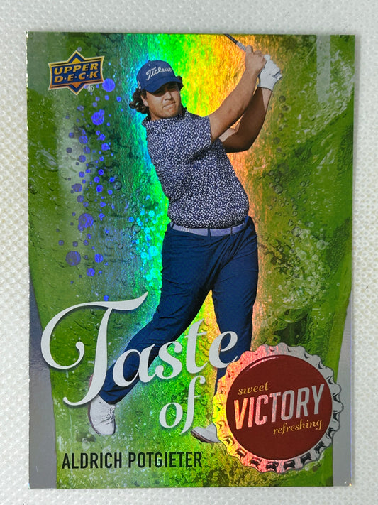 2026 Upper Deck Golf Aldrich Potgieter Taste of Victory #TV-8