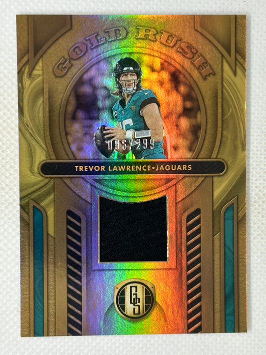 2024 Panini Gold Standard Gold Rush Trevor Lawrence #GR-TLE /299 Jacksonville Jaguars
