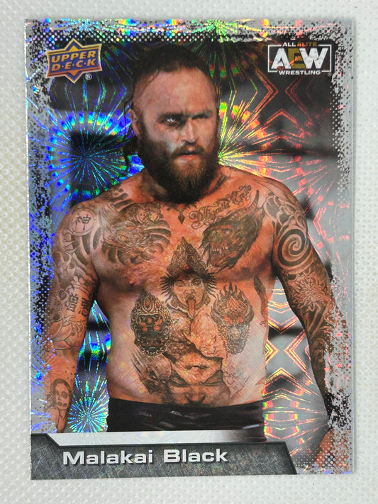 2022 Upper Deck AEW All Elite Wrestling Pyro Malakai Black #51