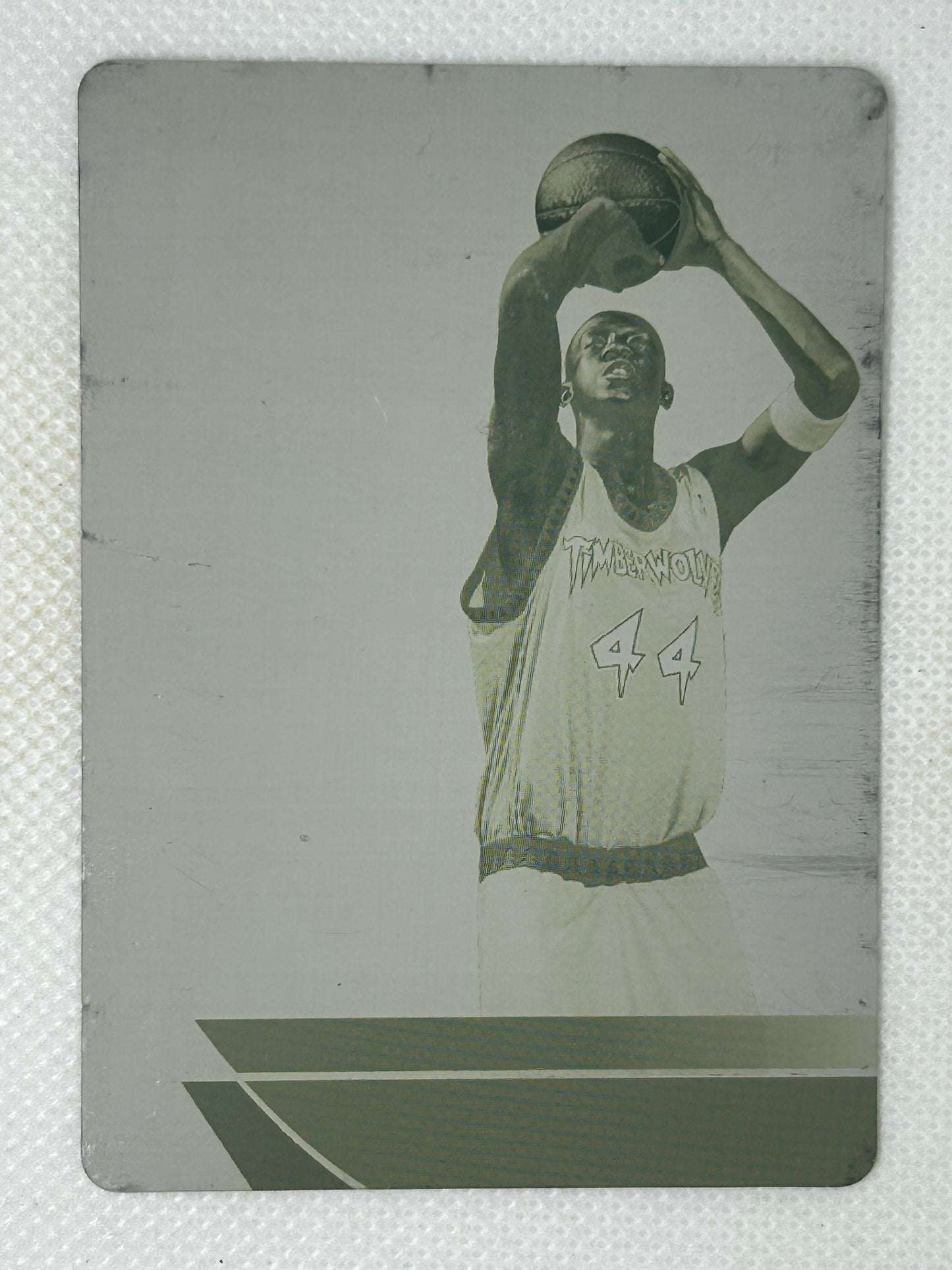 2003-04 Topps Jersey Edition Rookie Relic Black Printing Plate 1/1 Ndudi Ebi Minnesota Timberwolves