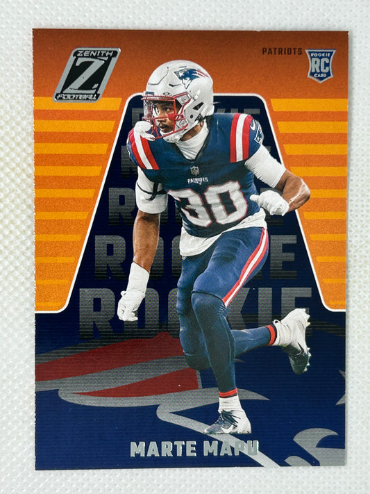 2023 Panini Zenith Rookie Card Marte Mapu #165 New England Patriots
