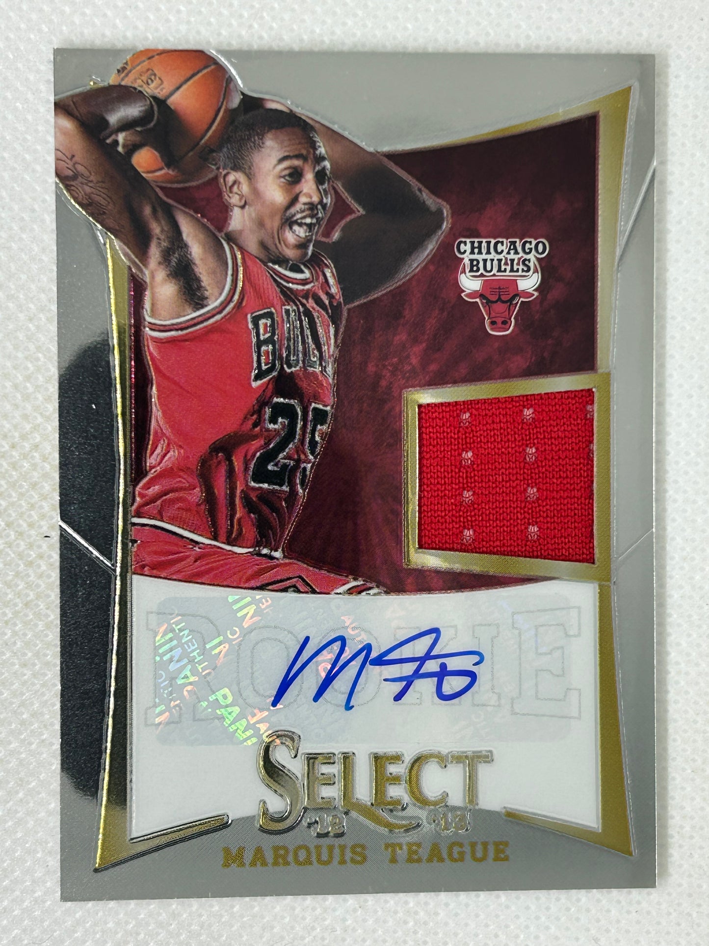 2012-13 Panini Select Rookie Autograph /399 Marquis Teague #293 Chicago Bulls