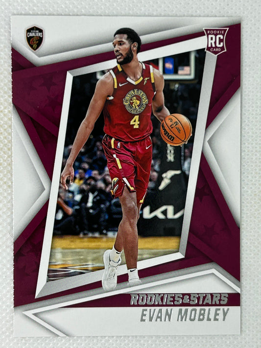 2021-22 Panini Rookies & Stars Evan Mobley Rookie Card #117 Cleveland Cavaliers