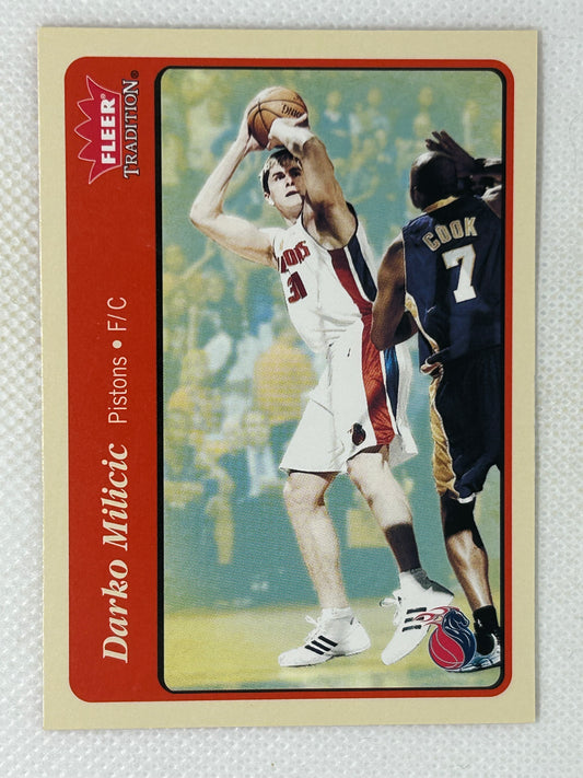 2004-05 Fleer Tradition #10 Darko Milicic Detroit Pistons