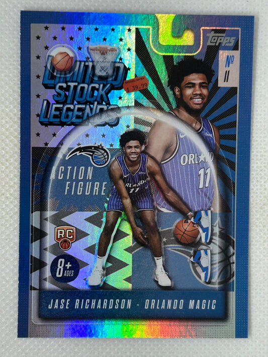2025-26 Topps Limited Stock Legends Holo #LST-25 Jase Richardson Orlando Magic