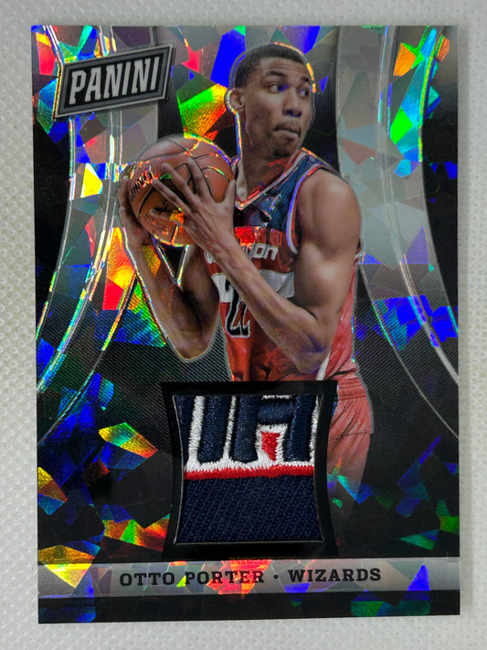 2014 Panini National Sports Collectors Convention VIP Party Cracked Ice Prime Patch #23 Otto Porter /10 Washington Wizards