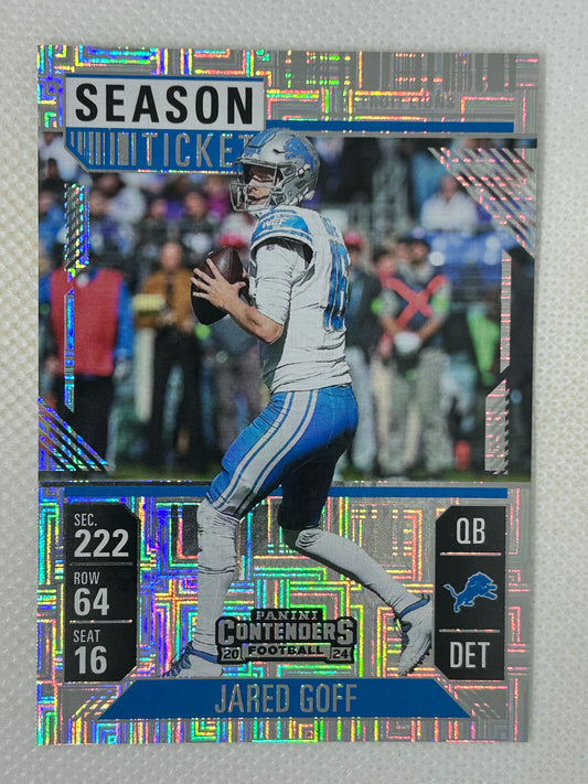 2024 Panini Contenders Season Ticket Hobby Mojo Jared Goff #31 Detroit Lions