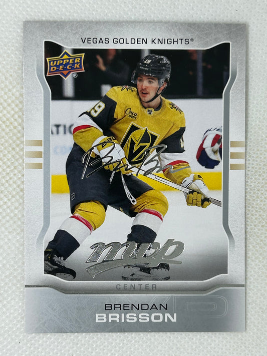 2024-25 Upper Deck MVP - Silver Script Brendan Brisson MR-11 Las Vegas Knights