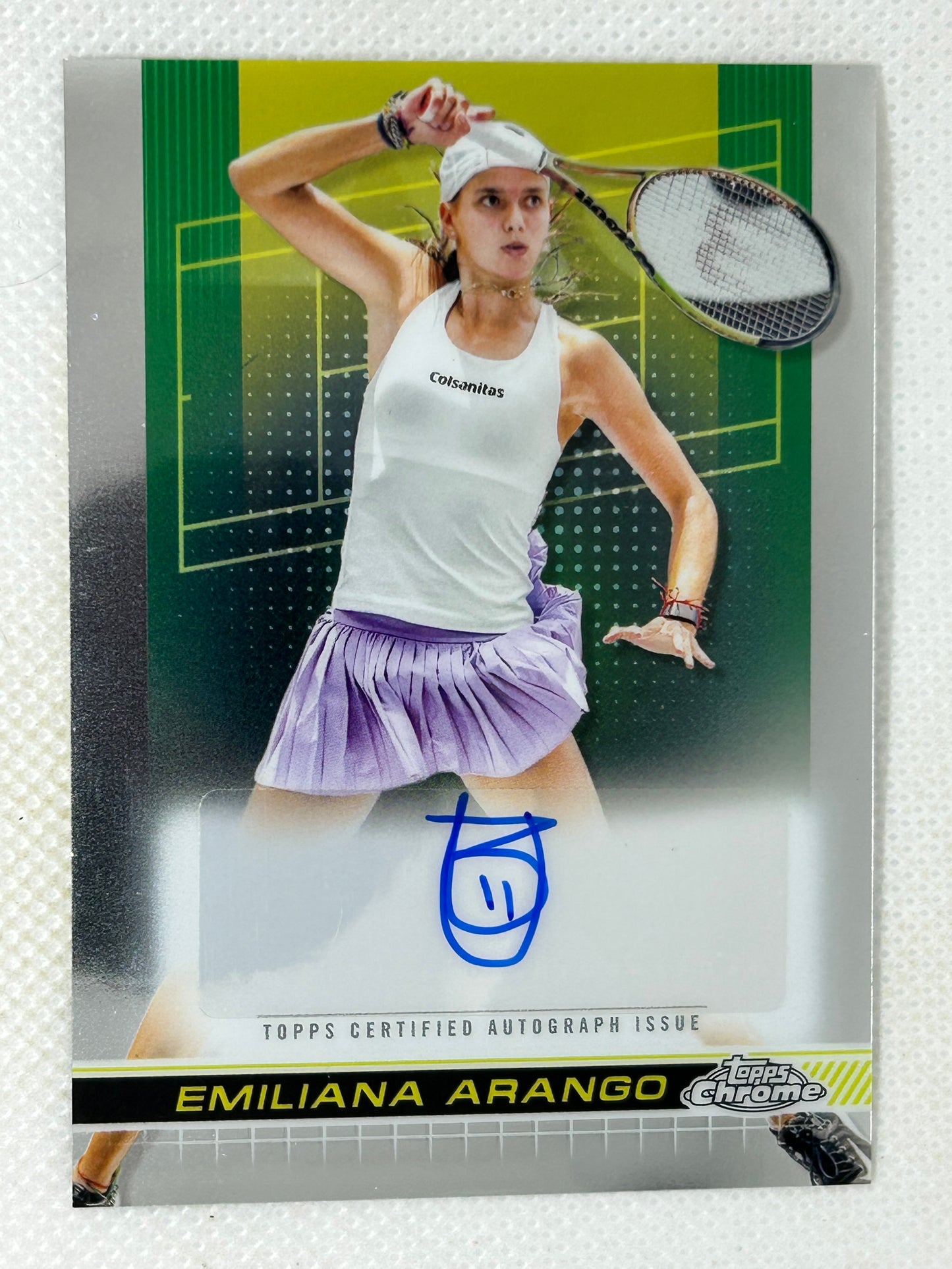2024 Topps Chrome Tennis Autographs #TCAEAO Emiliana Arango