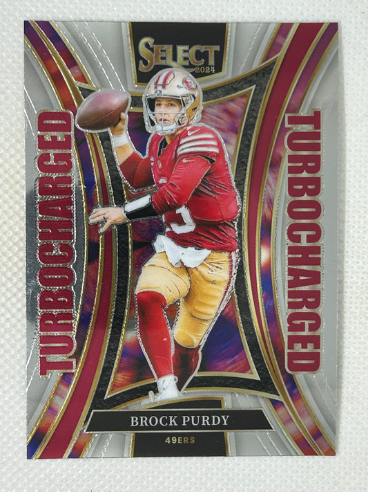 2024 Panini Select Turbocharged Brock Purdy #19 San Francisco 49ers