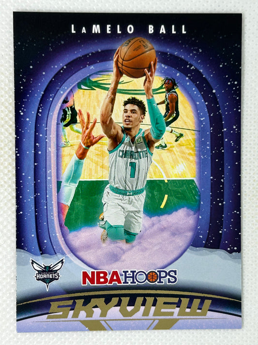 2023-24 Panini NBA Hoops Skyview Winter #14 LaMelo Ball Charlotte Hornets