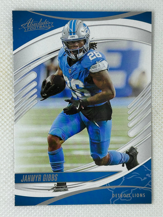 2025 Panini Absolute Jahmyr Gibbs Base Card #91 Detroit Lions