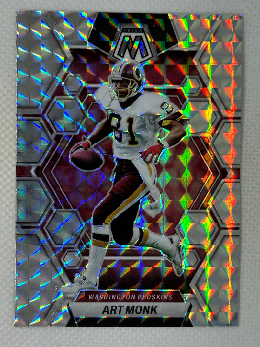 2023 Panini Mosaic Silver Mosaic Art Monk #248 Washington Redskins