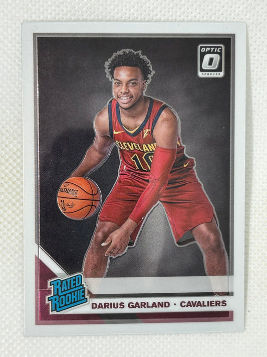 2019-20 Panini Optic Darius Garland Rookie Card #195 Cleveland Cavaliers
