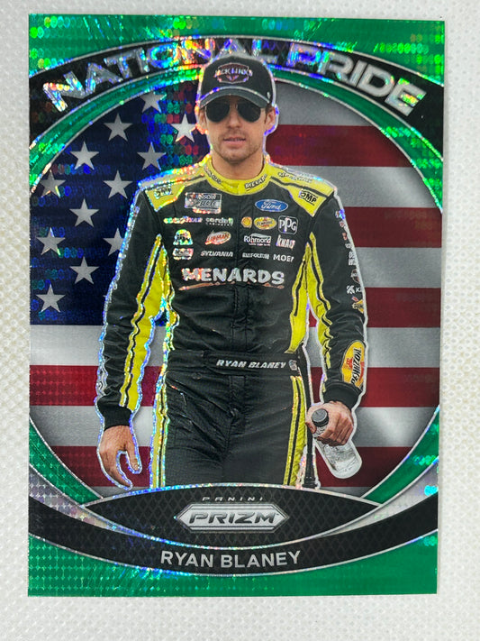 2024 Prizm NASCAR National Pride Green Pulsar /25 Ryan Blaney #6
