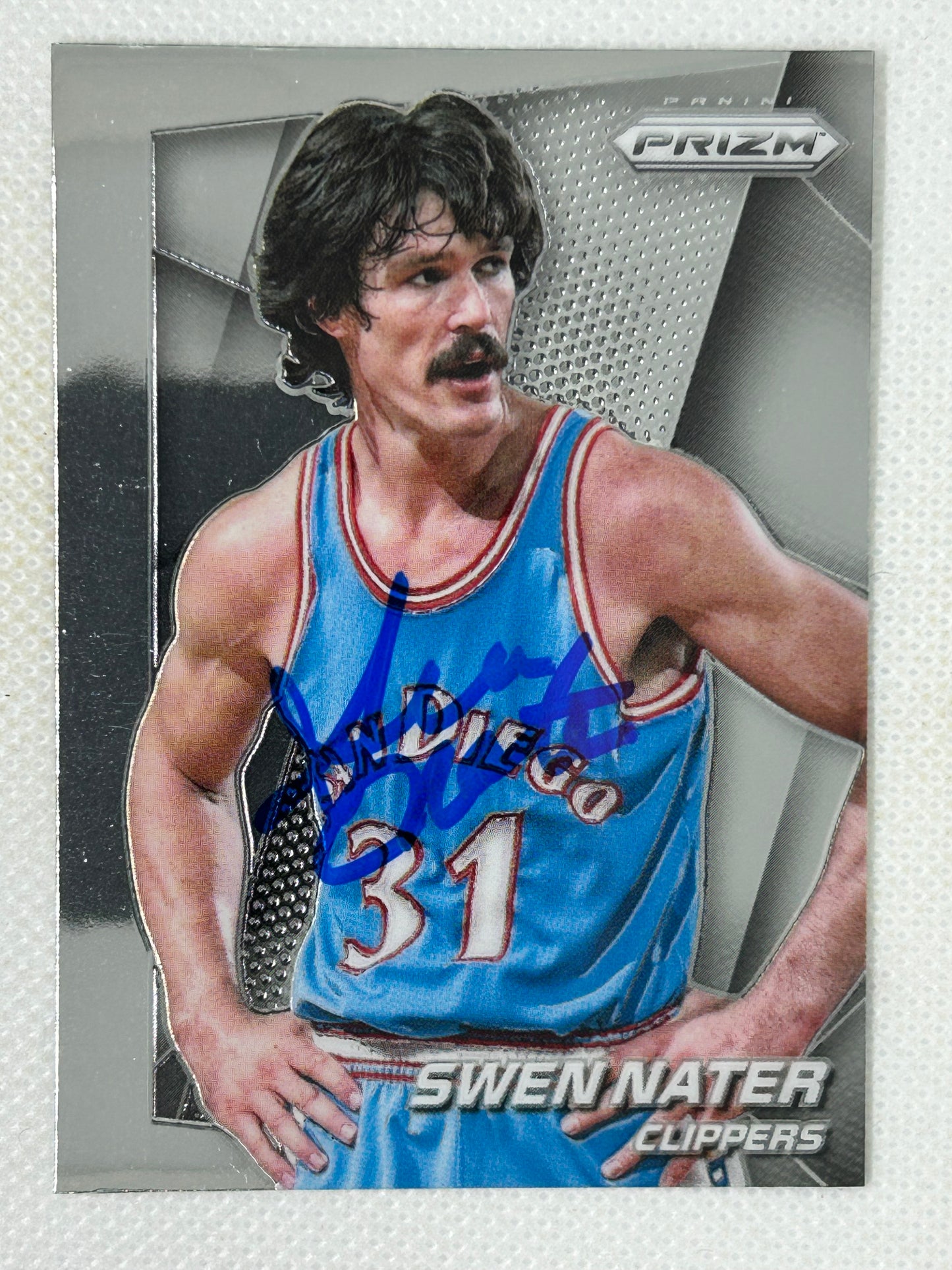 2014-15 Panini Prizm #152 Swen Nater San Diego Clippers Signed Card