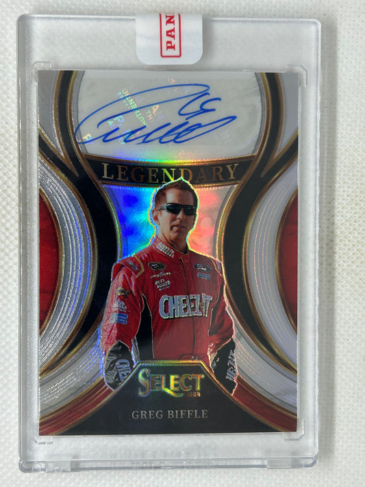 2024 Panini Select Silver Legendary Redemption Autograph Greg Biffle #LS-GBF