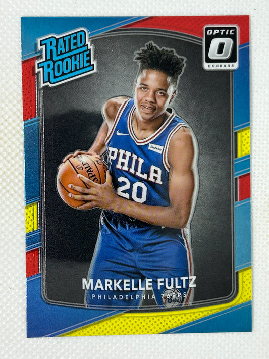 2017-18 Panini Donruss Optic Rated Rookie Markelle Fultz #200 Philadelphia 76ers