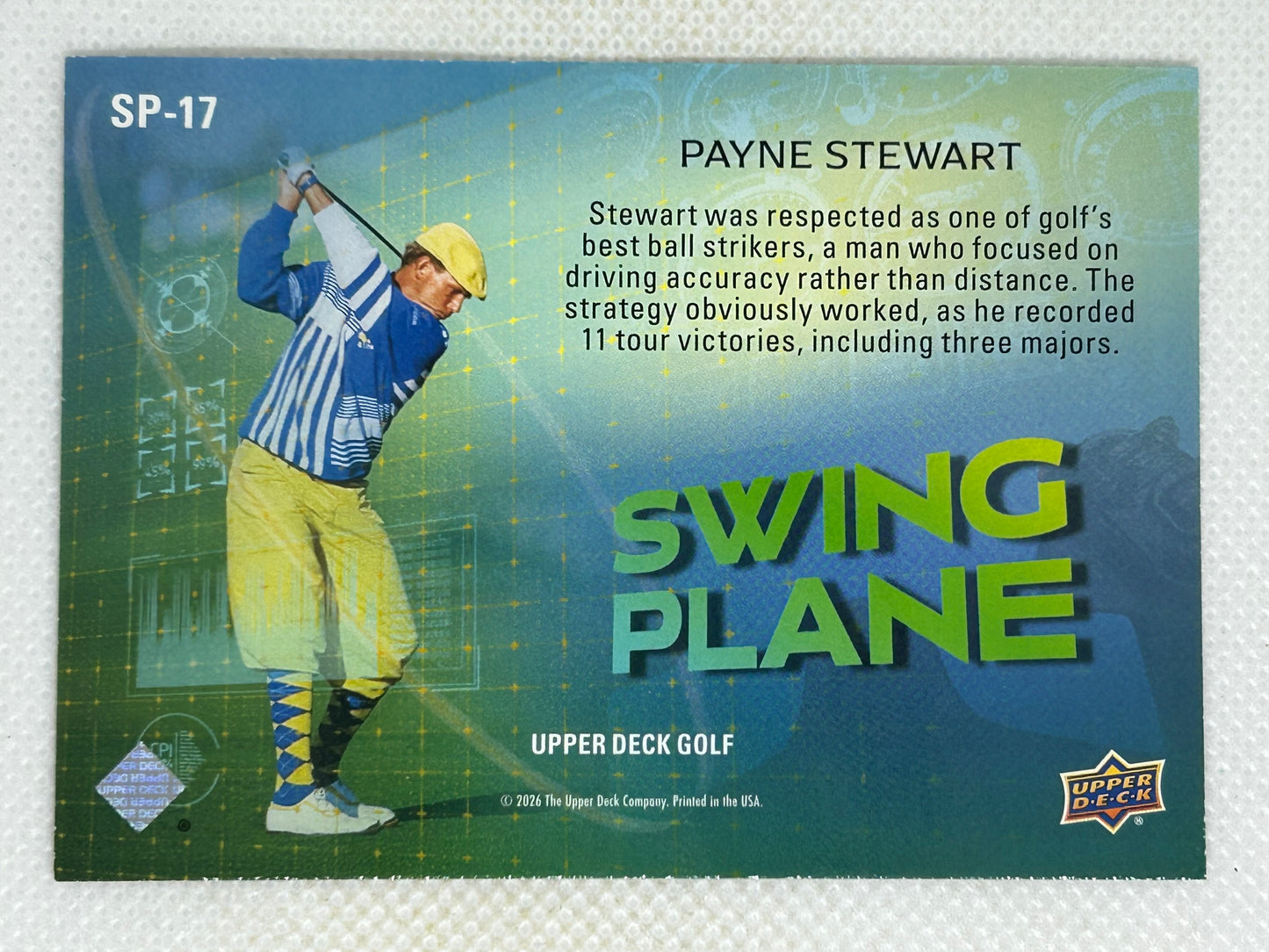 2026 Upper Deck Golf Swing Plane #SP-17 Payne Stewart