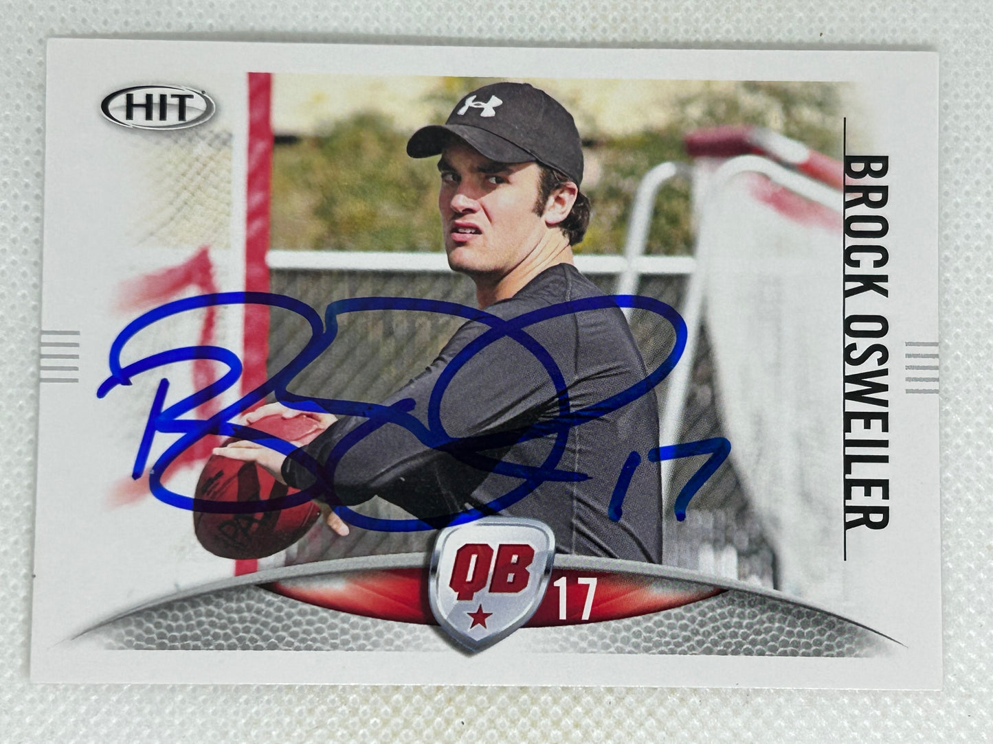 2012 Sage Hit Brock Osweiler #117 Signed Card Denver Broncos