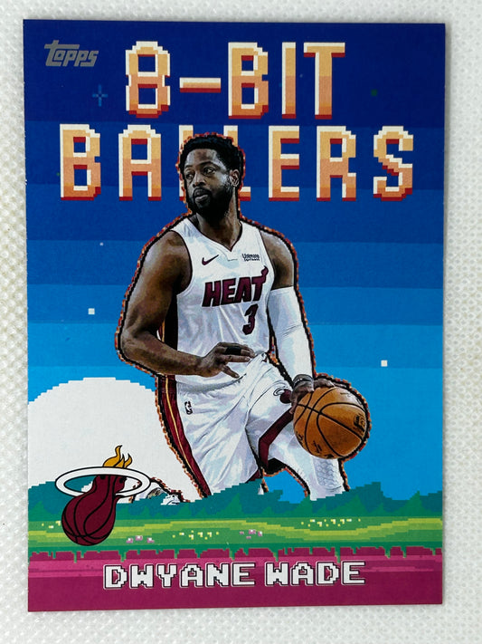 2025-26 Topps 8-Bit Ballers #8B23 Dwyane Wade Miami Heat