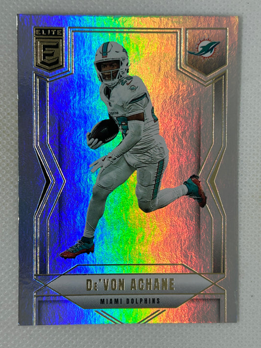 2025 Panini Donruss Elite #44 De'Von Achane Miami Dolphins