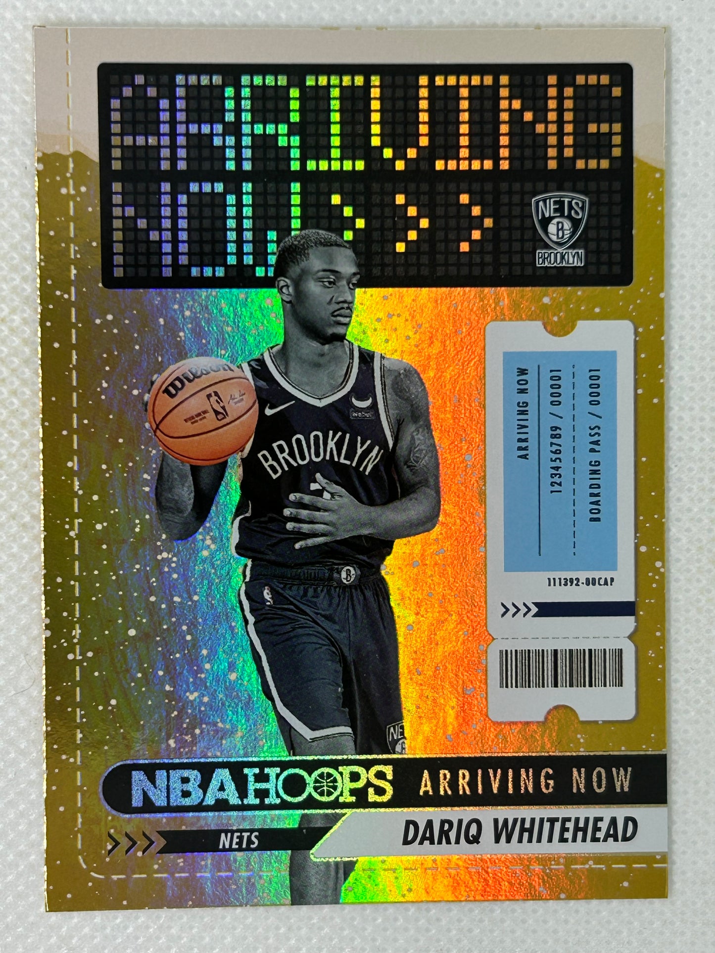 2023-24 Panini Hoops Dariq Whitehead Rookie Card Arriving Now Holo #17 Brooklyn Nets