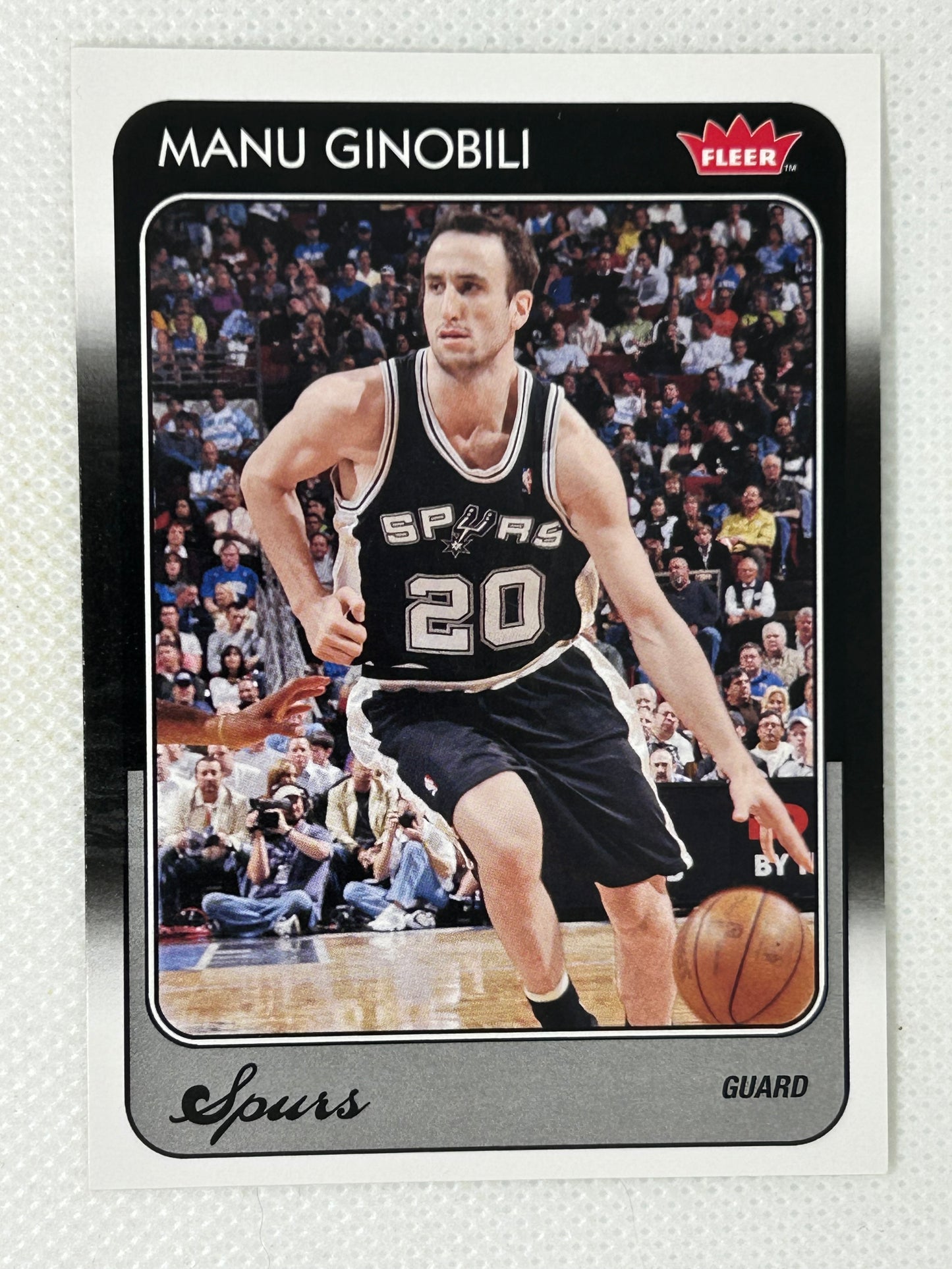 2008-09 Fleer 1988-89 Retro Manu Ginobili #101 San Antonio Spurs