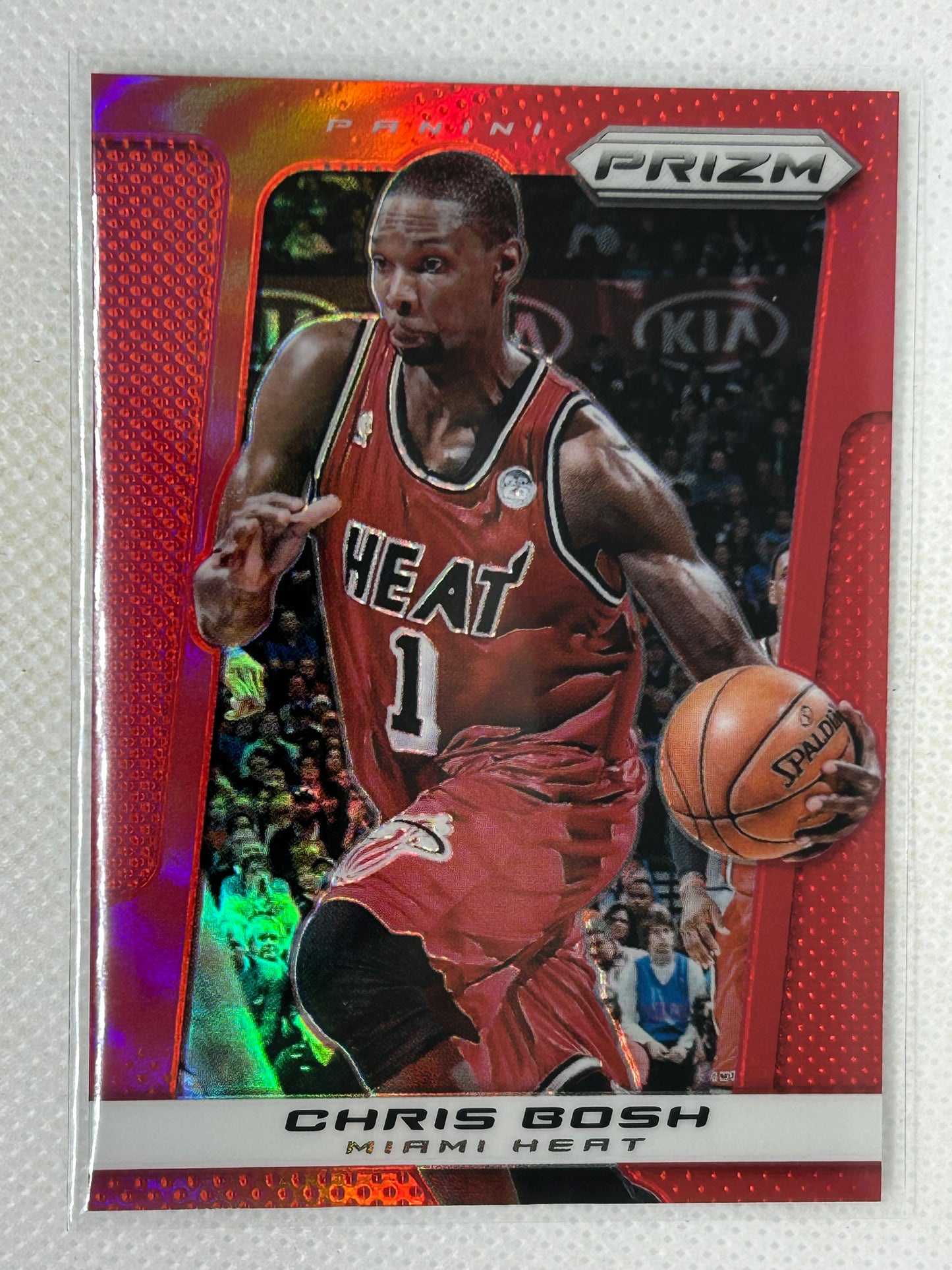 2013-14 Panini Prizm Red #23 Chris Bosh Miami Heat