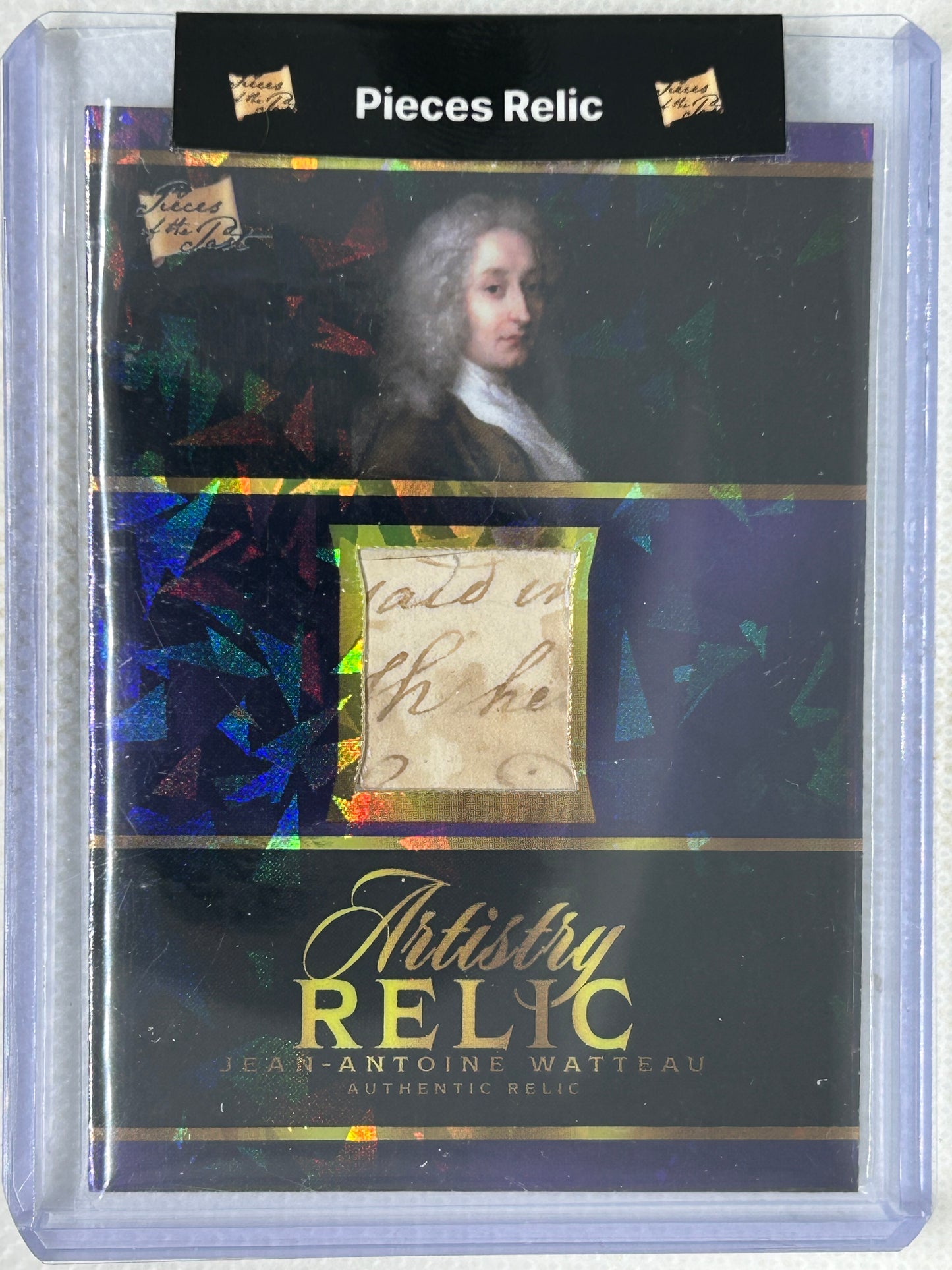 2023 Pieces of the Past Artistry Relic #49 Jean-Antonie Watteau (French Painter)