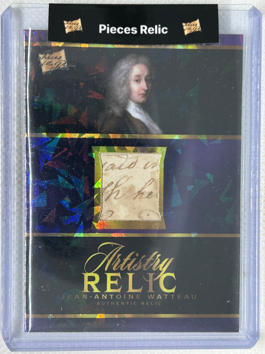 2023 Pieces of the Past Artistry Relic #49 Jean-Antonie Watteau (French Painter)