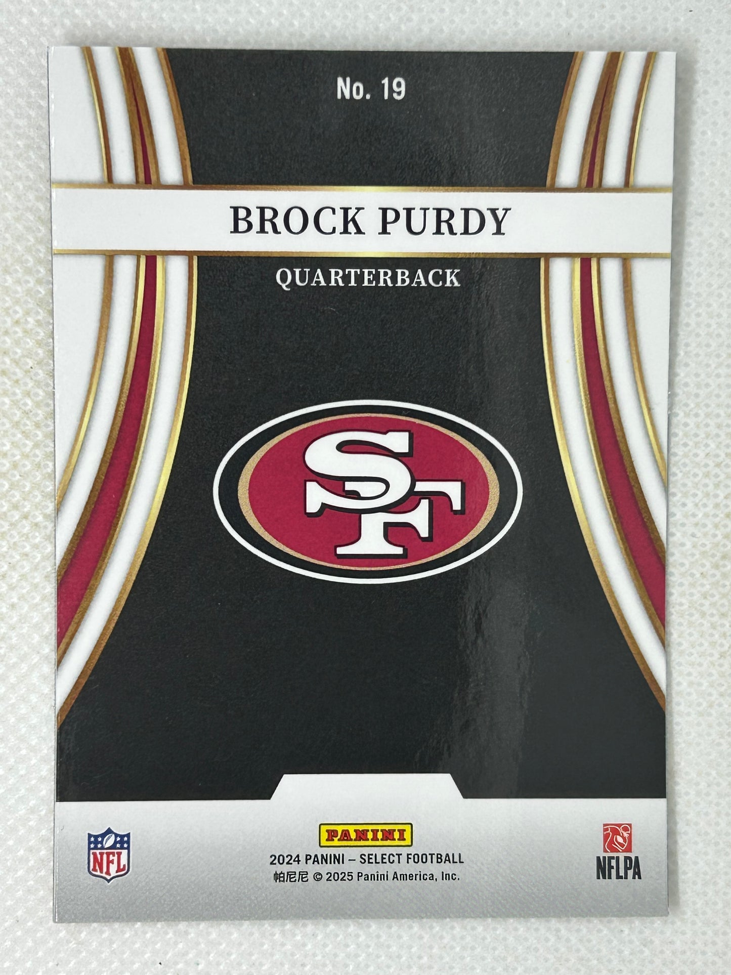 2024 Panini Select Turbocharged Brock Purdy #19 San Francisco 49ers