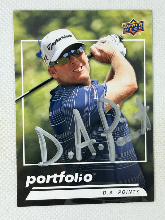 2024 Upper Deck Portfolio Golf DA Points #176 Signed Card