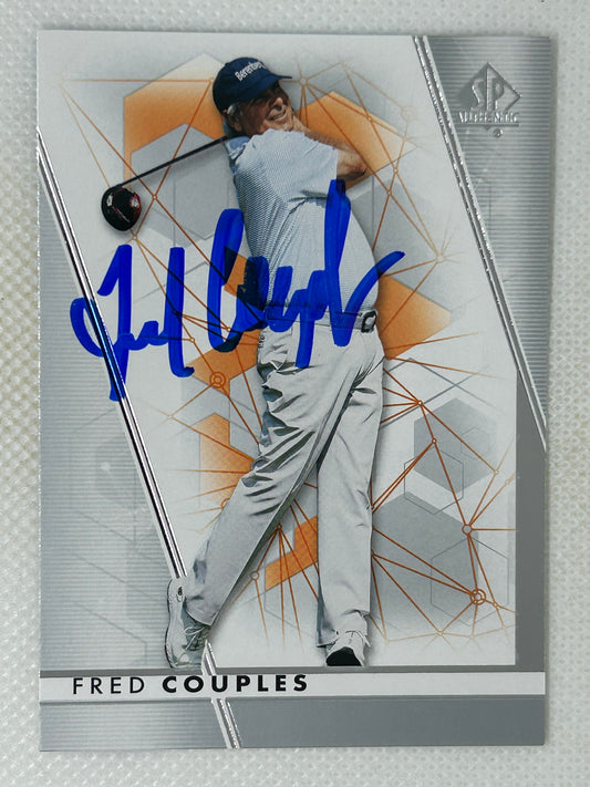 2024 Upper Deck Portfolio SP Authentic Fred Couples #5 Signed Card