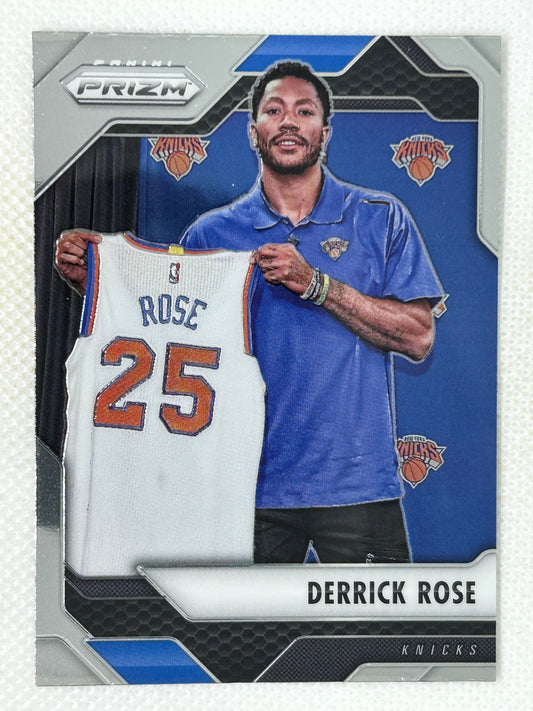 2016-17 Panini Prizm #122 Derrick Rose New York Knicks