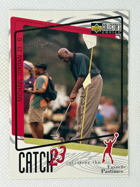 1996-97 Upper Deck Collector’s Choice Catch 23 Michael Jordan #188 Chicago Bulls