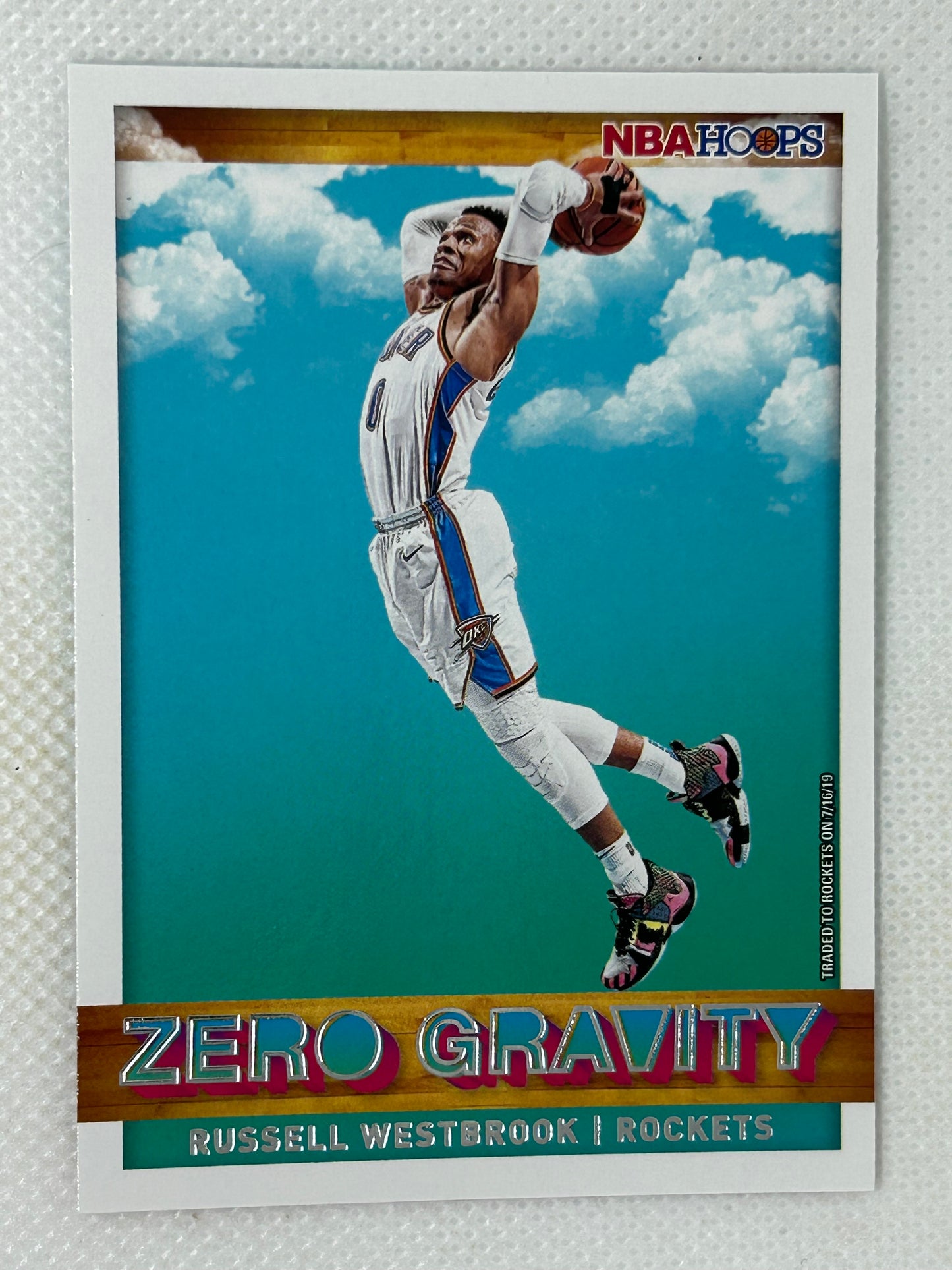 2019-20 Panini NBA Hoops Zero Gravity #20 Russell Westbrook Oklahoma City Thunder